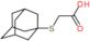 (tricyclo[3.3.1.1~3,7~]dec-1-ylsulfanyl)acetic acid