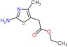 ethyl (2-amino-4-methyl-1,3-thiazol-5-yl)acetate