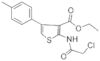 2-(2-chlor-acetylamino)-4-p-tolyl-thiophen-3-carbonsäureethylester