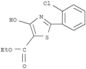 5-Thiazolecarboxylicacid, 2-(2-chlorophenyl)-4-hydroxy-, ethyl ester