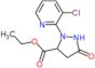 ethyl 2-(3-chloropyridin-2-yl)-5-oxopyrazolidine-3-carboxylate