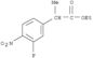 Benzeneacetic acid,3-fluoro-a-methyl-4-nitro-, ethyl ester