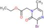 Ethyl 3-bromo-6-methyl-2-oxo-1(2H)-pyrazineacetate