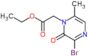 ethyl (3-bromo-6-methyl-2-oxopyrazin-1(2H)-yl)acetate