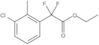 Ethyl 3-chloro-α,α-difluoro-2-methylbenzeneacetate