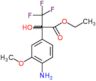 ethyl 2-(4-amino-3-methoxyphenyl)-3,3,3-trifluoro-2-hydroxypropanoate