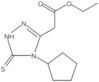 Ethyl 4-cyclopentyl-4,5-dihydro-5-thioxo-1H-1,2,4-triazole-3-acetate