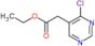 ethyl 2-(4-chloropyrimidin-5-yl)acetate