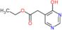 ethyl 2-(4-hydroxypyrimidin-5-yl)acetate