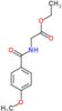 N-(4-Methoxybenzoyl)glycine ethyl ester