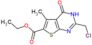 ethyl 2-(chloromethyl)-5-methyl-4-oxo-3,4-dihydrothieno[2,3-d]pyrimidine-6-carboxylate