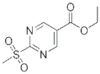 ETHYL 2-(METHYLSULFONYL)PYRIMIDINE-5-CARBOXYLATE