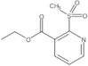 Etil 2-(metilsulfonil)-3-piridinacarboxilato