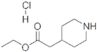 ETHYL 4-PIPERIDINEACETATE HCL