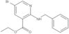 Ethyl 5-bromo-2-[(phenylmethyl)amino]-3-pyridinecarboxylate