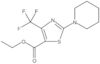 Ethyl 2-(1-piperidinyl)-4-(trifluoromethyl)-5-thiazolecarboxylate