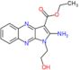 ethyl 2-amino-1-(2-hydroxyethyl)-1H-pyrrolo[2,3-b]quinoxaline-3-carboxylate