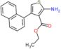 ethyl 2-amino-4-(naphthalen-1-yl)thiophene-3-carboxylate