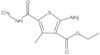 Ethyl 2-amino-4-methyl-5-[(methylamino)carbonyl]-3-thiophenecarboxylate