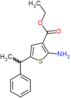 Ethyl 2-amino-5-(1-phenylethyl)-3-thiophenecarboxylate