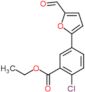 ethyl 2-chloro-5-(5-formylfuran-2-yl)benzoate