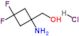 (1-Amino-3,3-difluorocyclobutyl)methanol hydrochloride (1:1)