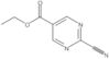 5-Pyrimidinecarboxylic acid, 2-cyano-, ethyl ester