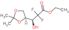 2-desoxi-2,2-difluoro-4,5-O-(1-metiletilideno)-L-eritro-pentónico ácido, éster etílico