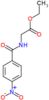 ethyl N-(4-nitrobenzoyl)glycinate