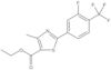 Ethyl 2-[3-fluoro-4-(trifluoromethyl)phenyl]-4-methyl-5-thiazolecarboxylate