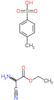 ethyl 3-nitriloalaninate 4-methylbenzenesulfonate (1:1)