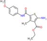 ethyl 2-amino-5-[(4-methoxyphenyl)carbamoyl]-4-methylthiophene-3-carboxylate