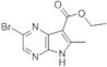 2-BROMO-6-METHYL-5H-PYRROLO[2,3-B]PYRAZINE-7-CARBOXYLIC ACID ETHYL ESTER