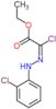 ethyl (2E)-chloro[(2-chlorophenyl)hydrazono]ethanoate