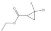 Ethyl 2-chloro-2-fluorocyclopropanecarboxylate