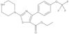 Ethyl 2-(1-piperazinyl)-4-[4-(trifluoromethoxy)phenyl]-5-thiazolecarboxylate