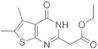 (5,6-DIMETHYL-4-OXO-3,4-DIHYDRO-THIENO[2,3-D]PYRIMIDIN-2-YL)-ACETIC ACID ETHYL ESTER