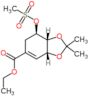 ethyl (3aR,7R,7aR)-2,2-dimethyl-7-[(methylsulfonyl)oxy]-3a,6,7,7a-tetrahydro-1,3-benzodioxole-5-carboxylate
