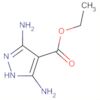 1H-Pyrazole-4-carboxylic acid, 3,5-diamino-, ethyl ester