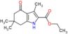 ethyl 3,6,6-trimethyl-4-oxo-4,5,6,7-tetrahydro-1H-indole-2-carboxylate