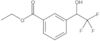 Benzoic acid, 3-(2,2,2-trifluoro-1-hydroxyethyl)-, ethyl ester