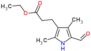 ethyl 3-(5-formyl-2,4-dimethyl-1H-pyrrol-3-yl)propanoate