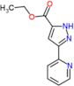 ethyl 3-(pyridin-2-yl)-1H-pyrazole-5-carboxylate