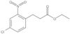 Ethyl 4-chloro-2-nitrobenzenepropanoate