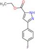 Ethyl 3-(4-fluorophenyl)-1H-pyrazole-5-carboxylate