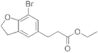 Ethyl 3-(7-brom-2,3-dihydro-1-benzofuran-5-yl)propanoat