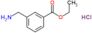 ethyl 3-(aminomethyl)benzoate hydrochloride