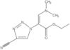 Ethyl 4-cyano-α-[(dimethylamino)methylene]-1H-1,2,3-triazole-1-acetate