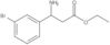 Ethyl β-amino-3-bromobenzenepropanoate