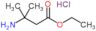 ethyl 3-amino-3-methylbutanoate hydrochloride